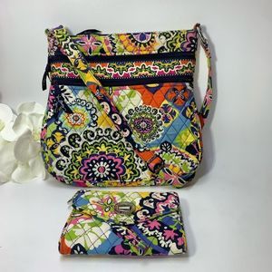 2 ITEMS - Vera Bradley Crossbody and Wristlet/Wallet